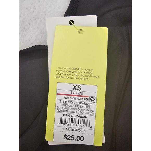 Target All in Motion Micro Pleated Skater Skort - Picture 3 of 4